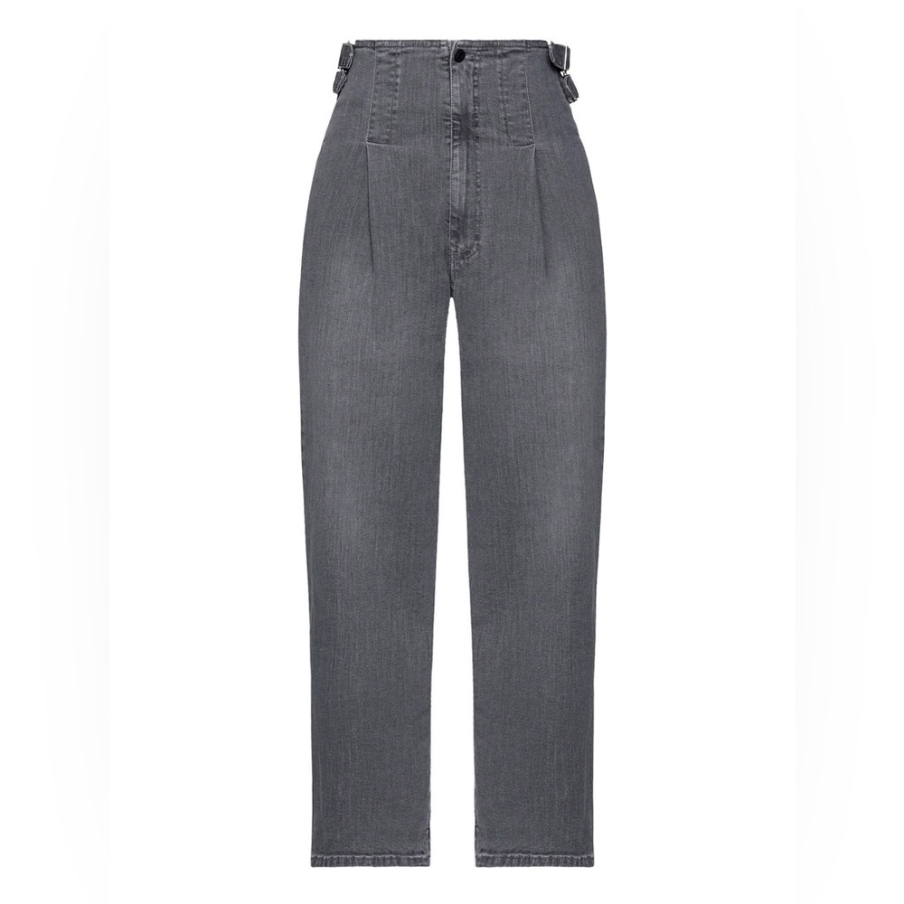 NWOT JUCCA - Gray Denim High Waist Jeans - Size 30 / U.S. 10 - Italian Designer